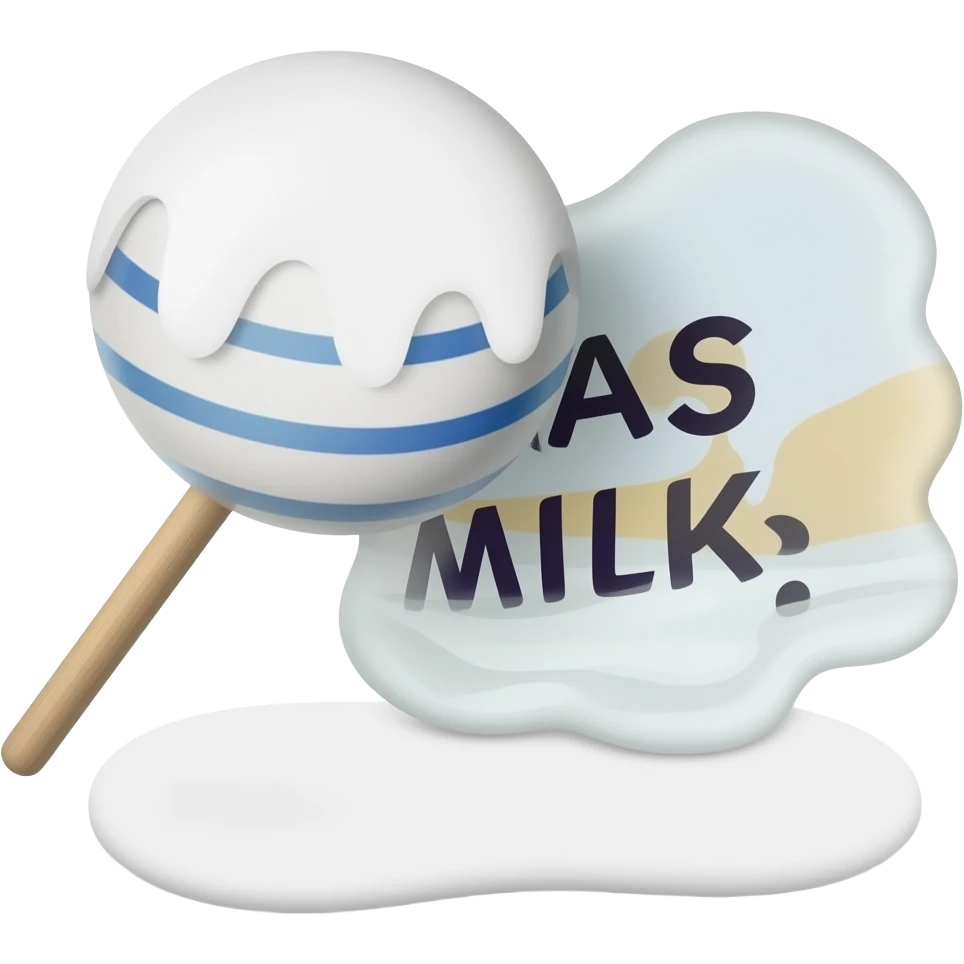 Milk lollis emoji