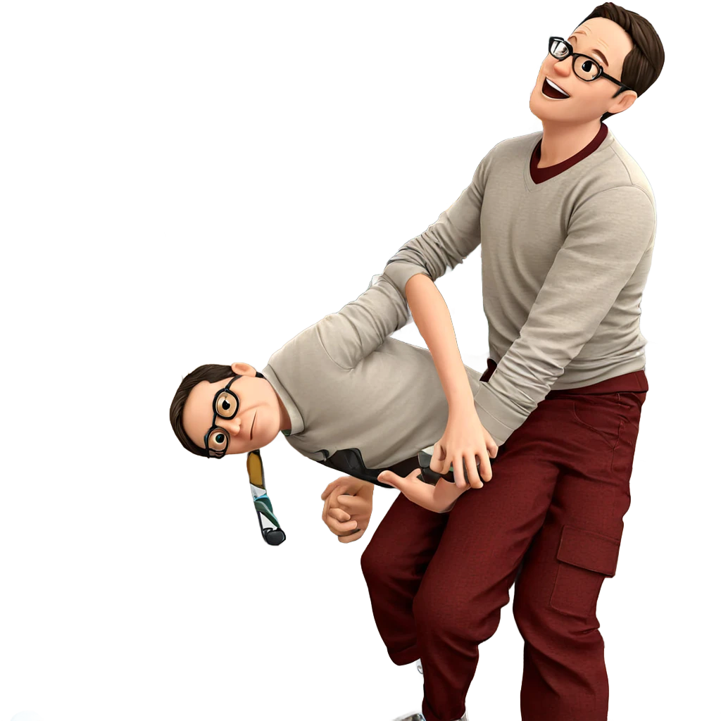 boys with glasses by tree emoji