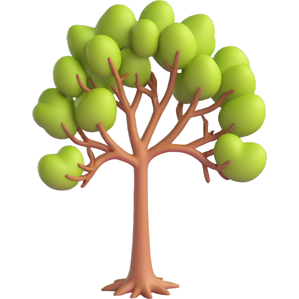 leafless tree emoji