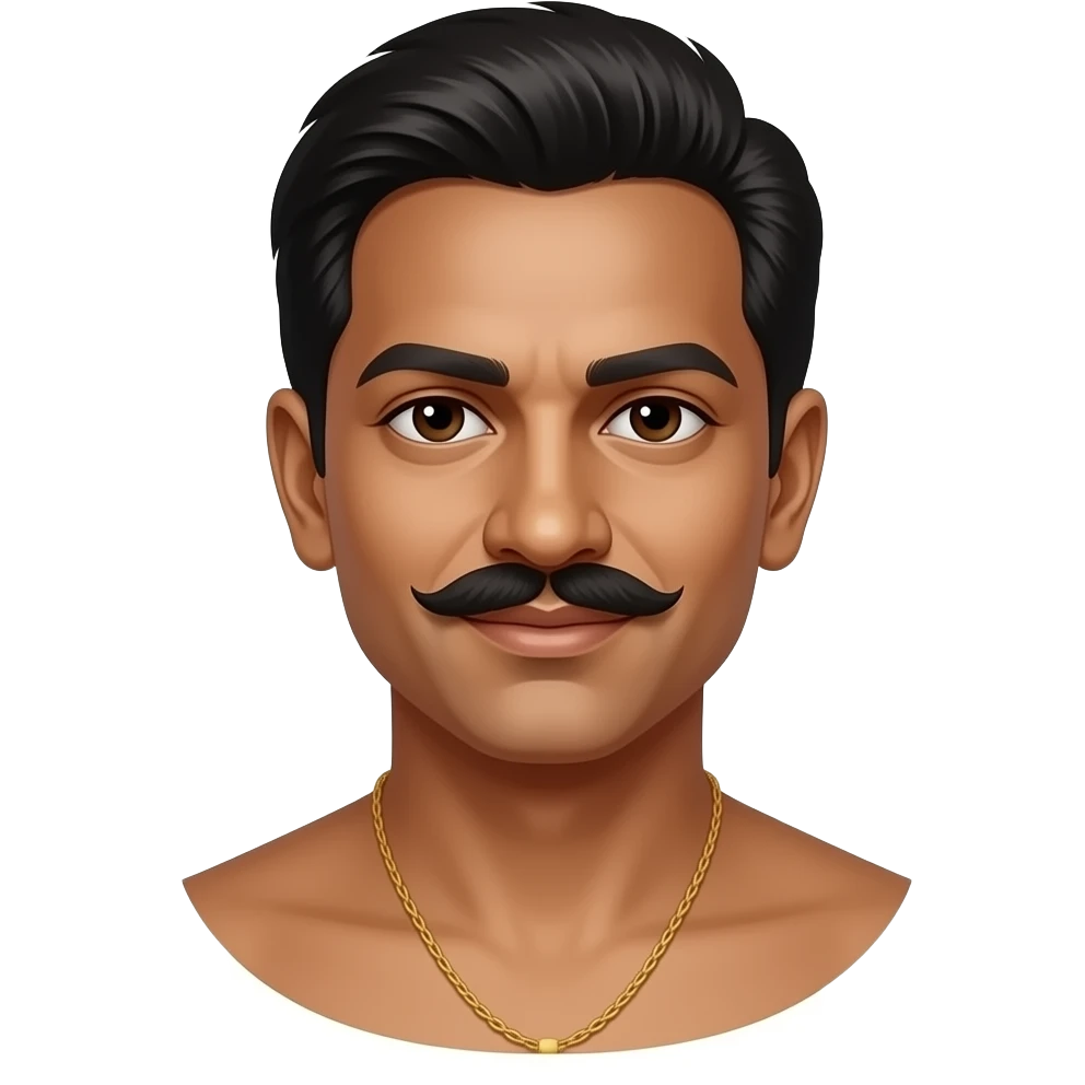 Bharathiyar 's one mustracks emoji