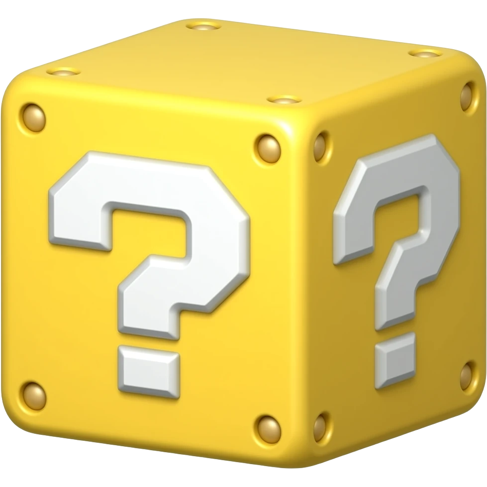 super mario yellow box emoji