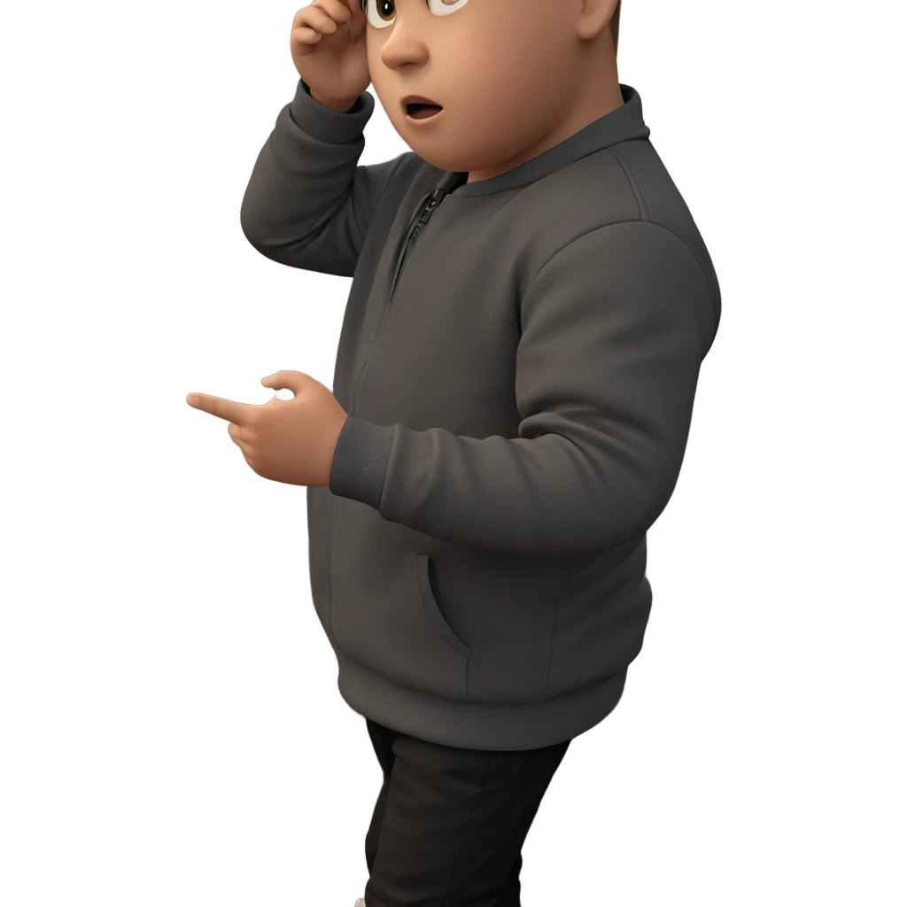 standing boy in focus emoji