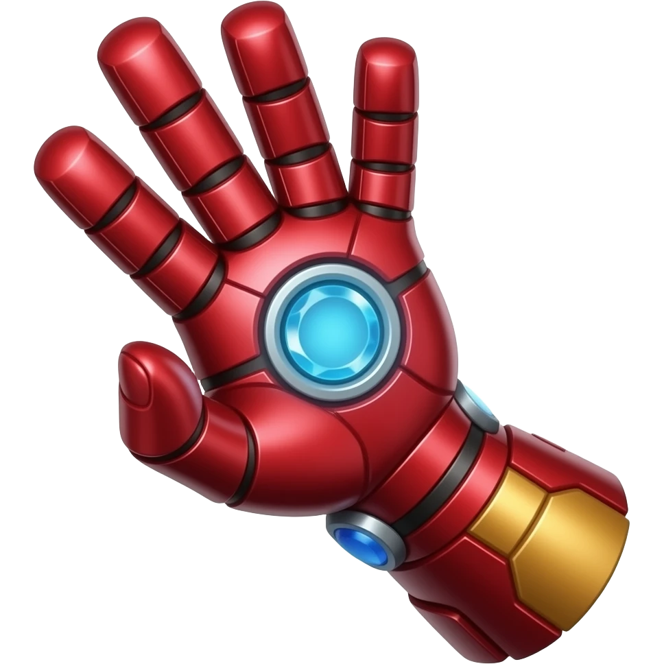 Iron man infinity stones arm glove emoji
