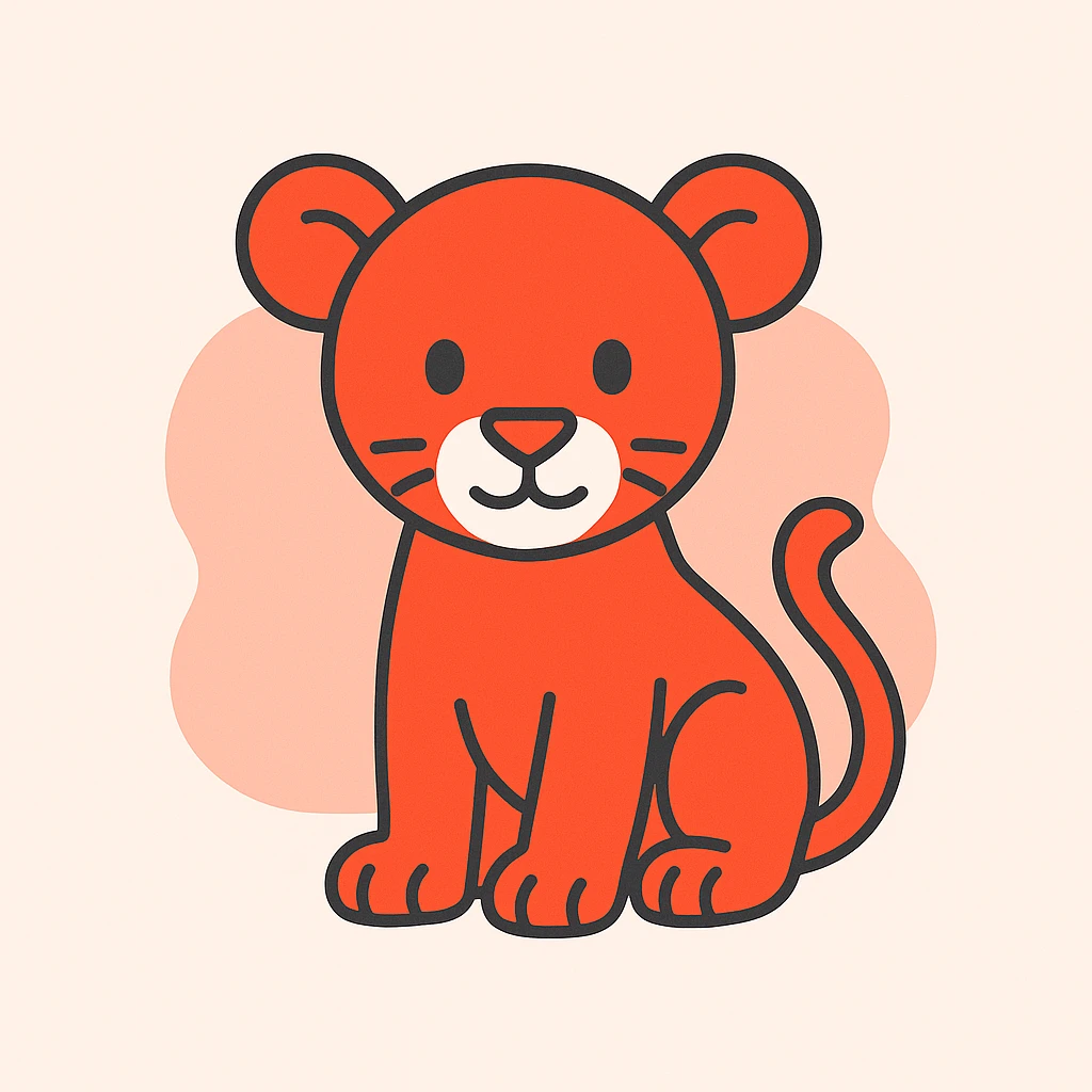 Lion cub emoji