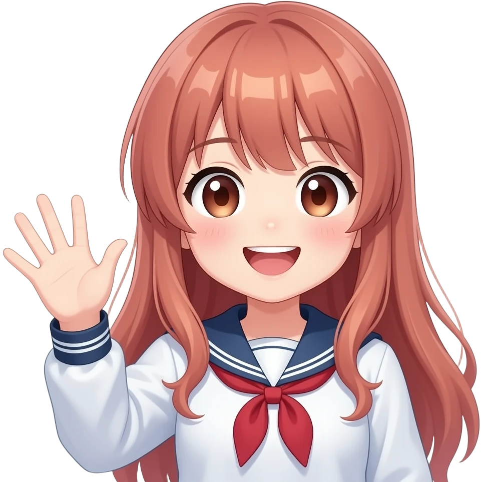 Wygeneruj mi emotke ai wave tylko że anime wesoła itp emoji