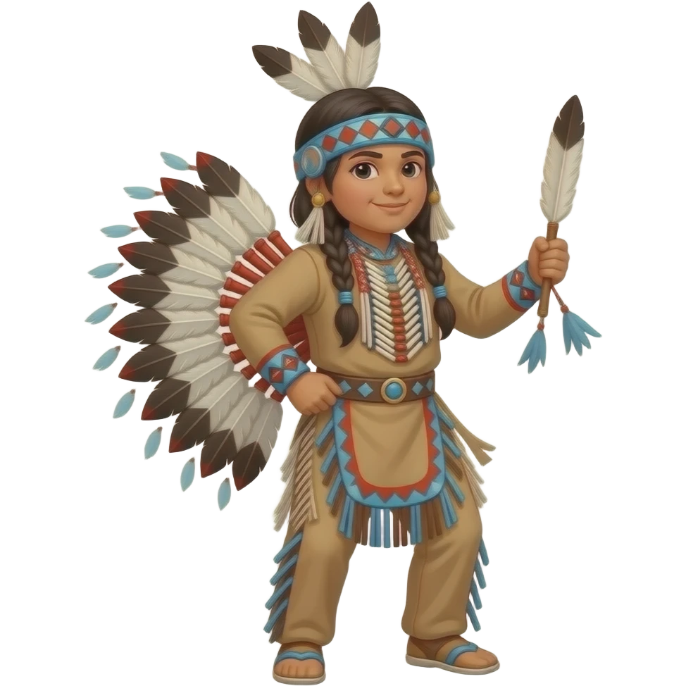 native american pow wow emoji