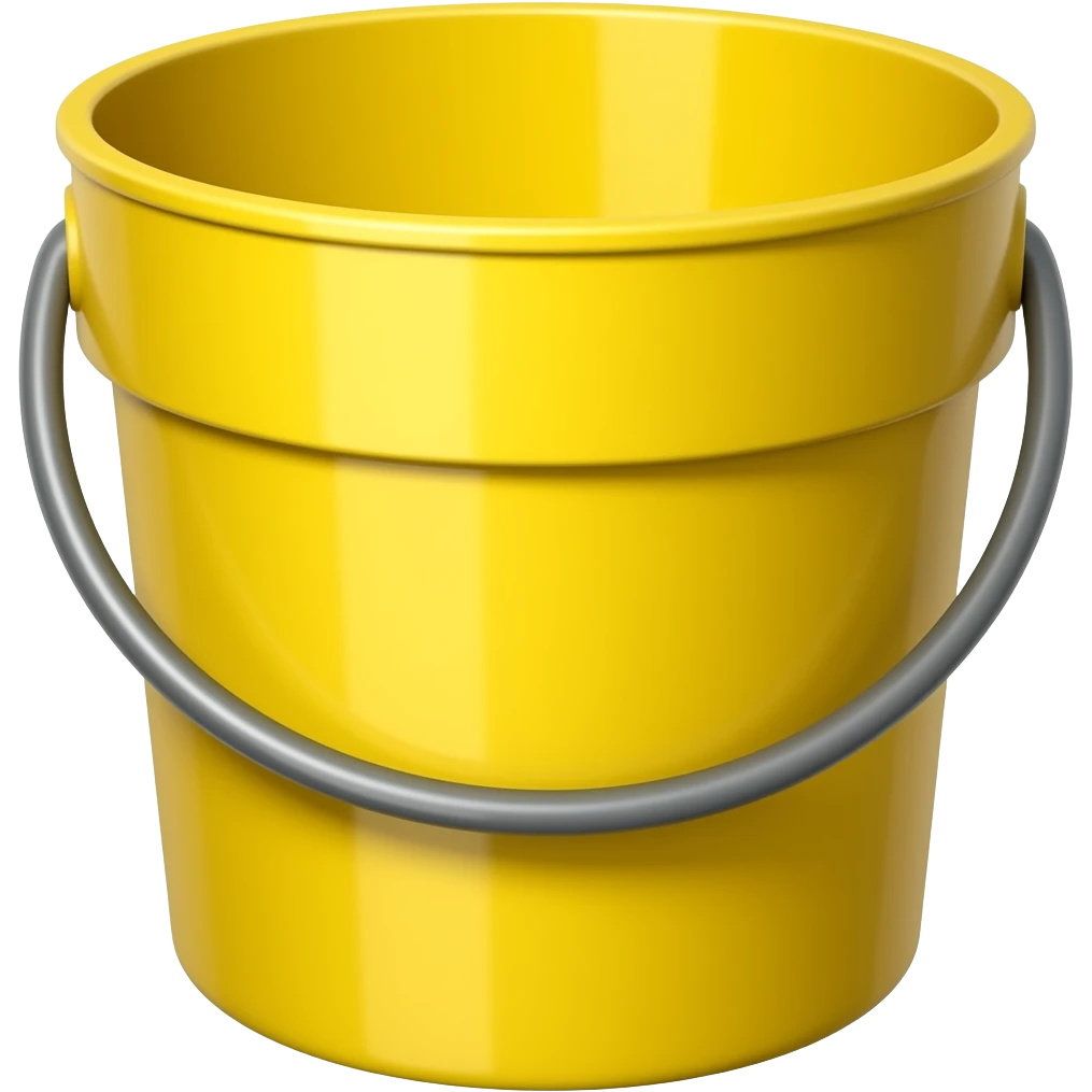 flamable yellow bucket emoji