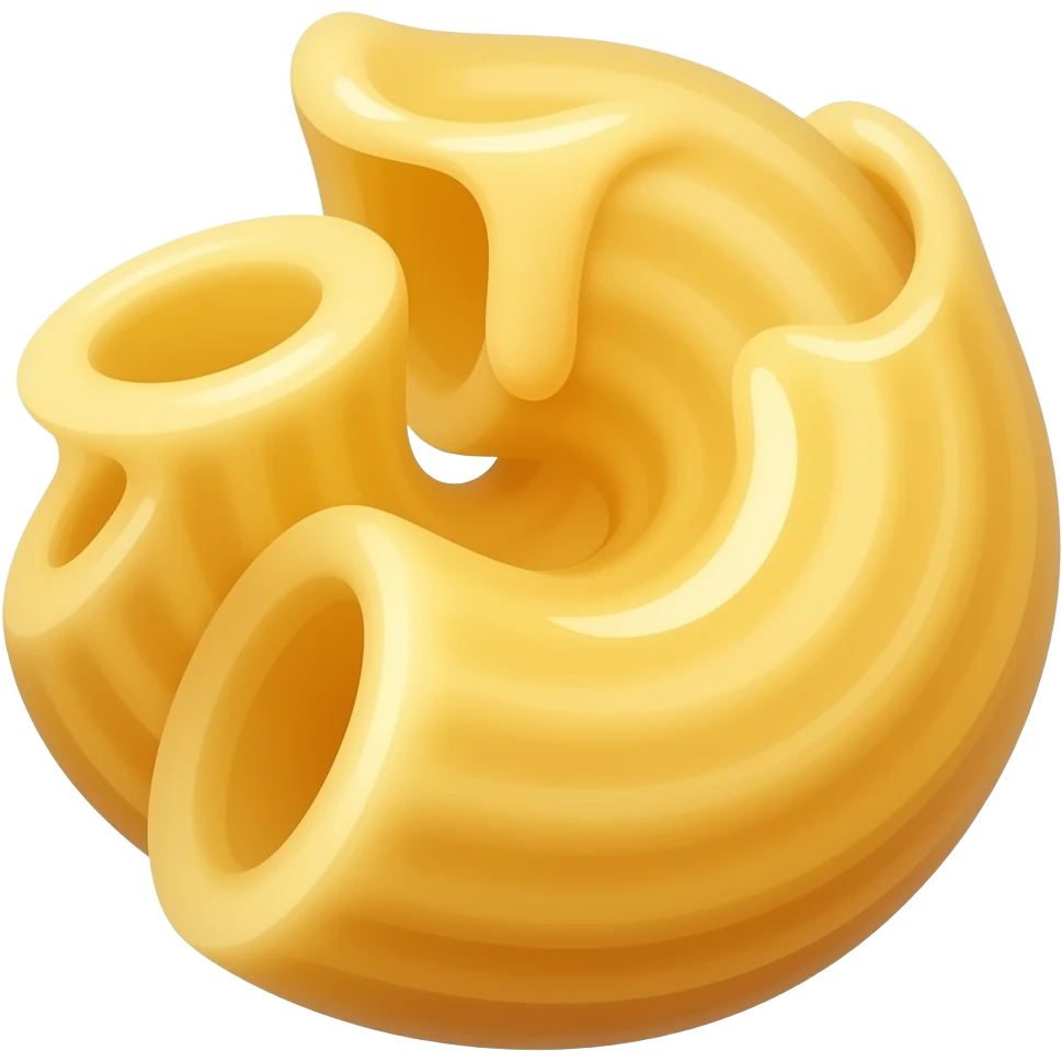 Ma-car-oni and cheese emoji