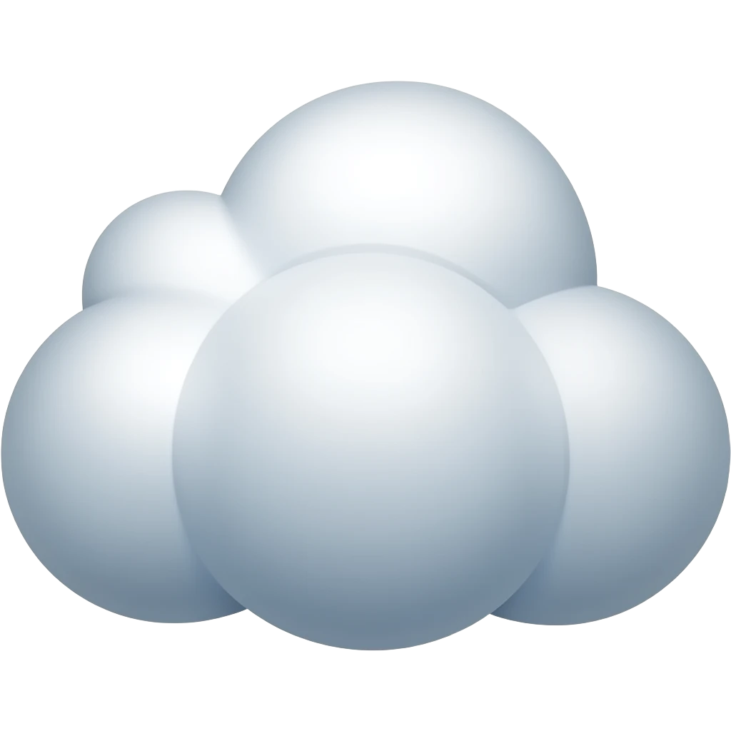 cloud snowing emoji