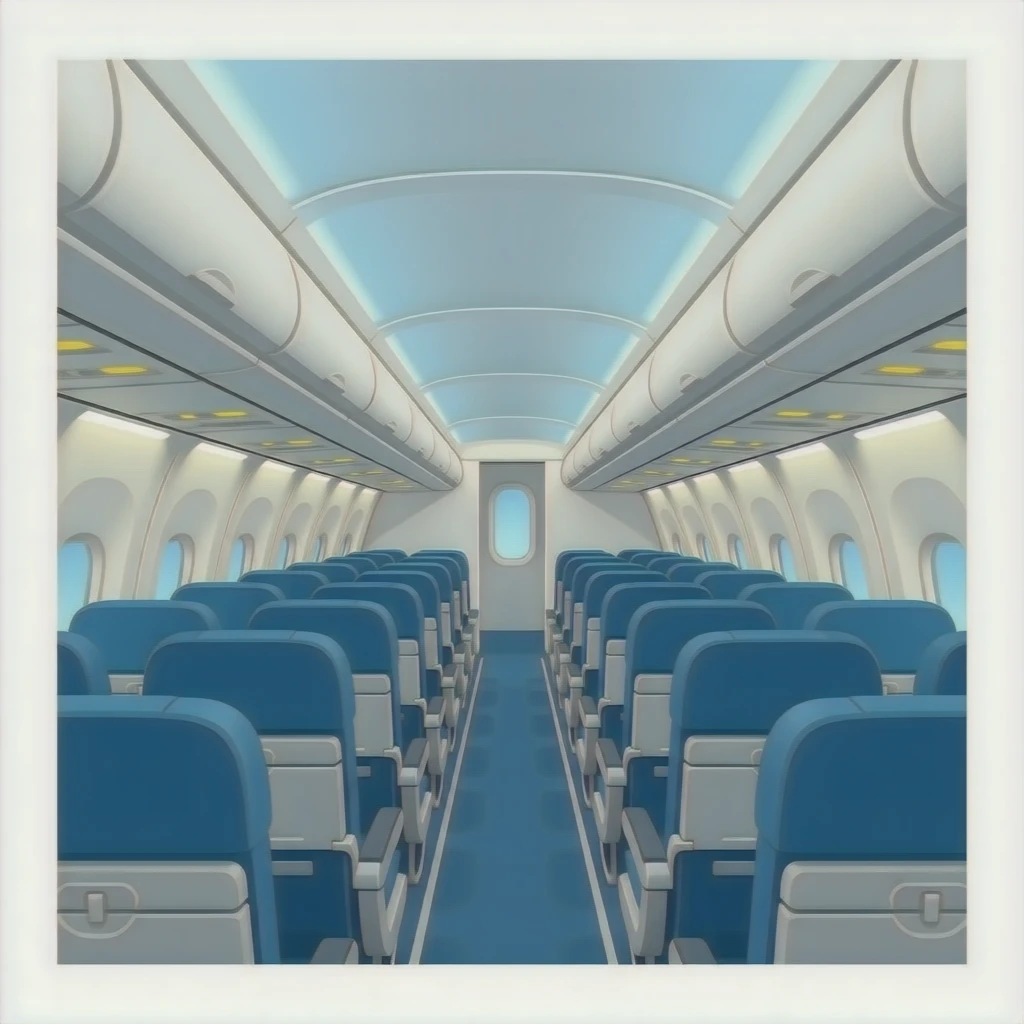 Inside a plane emoji