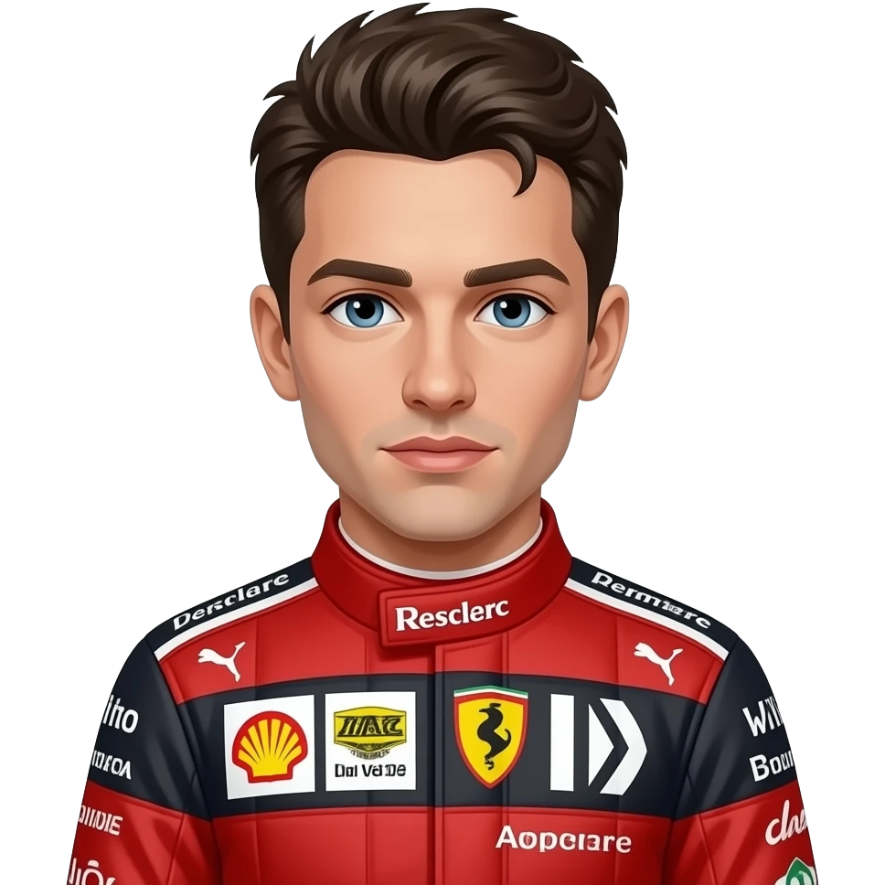 Charles Leclerc qui fait 🤔 emoji