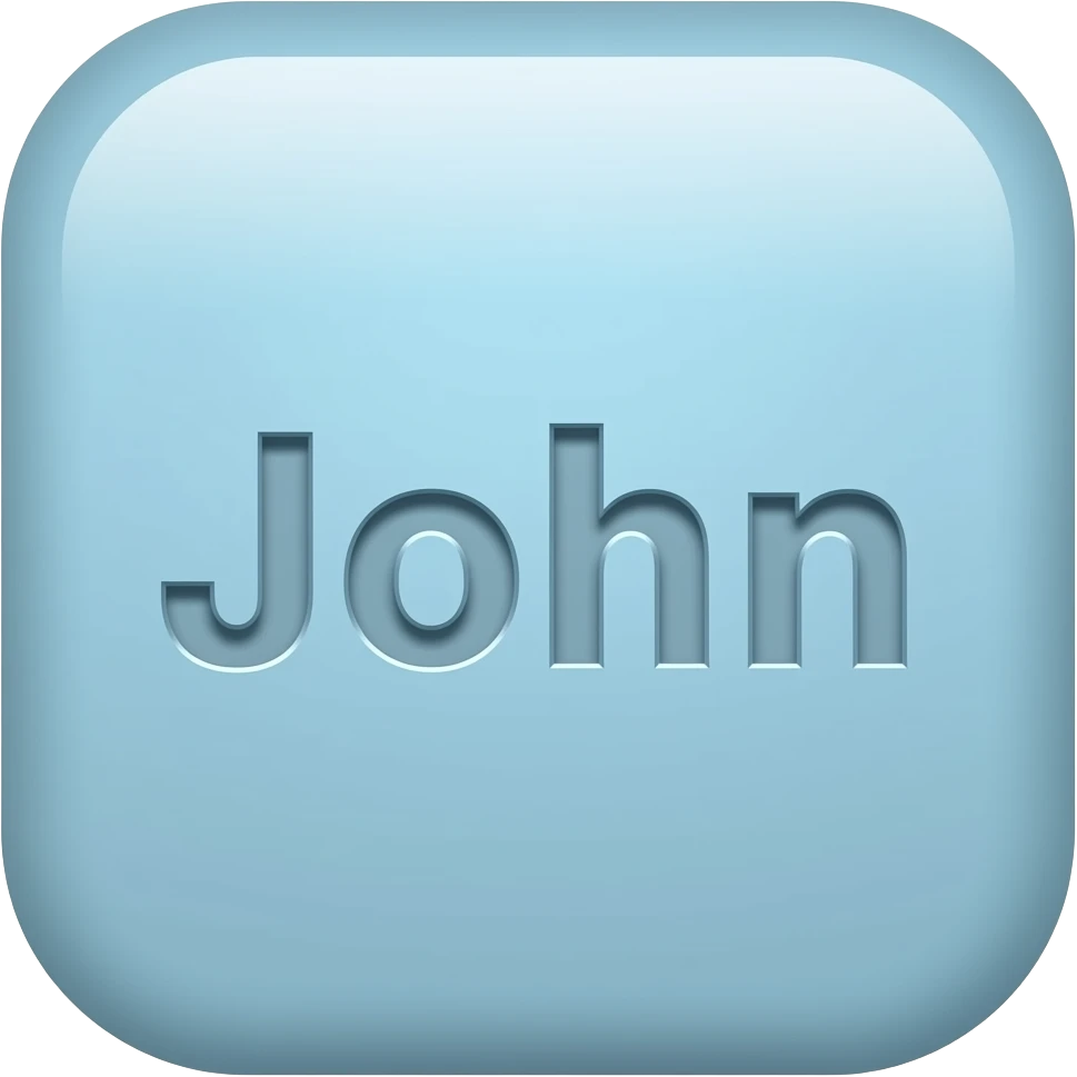 The word john emoji