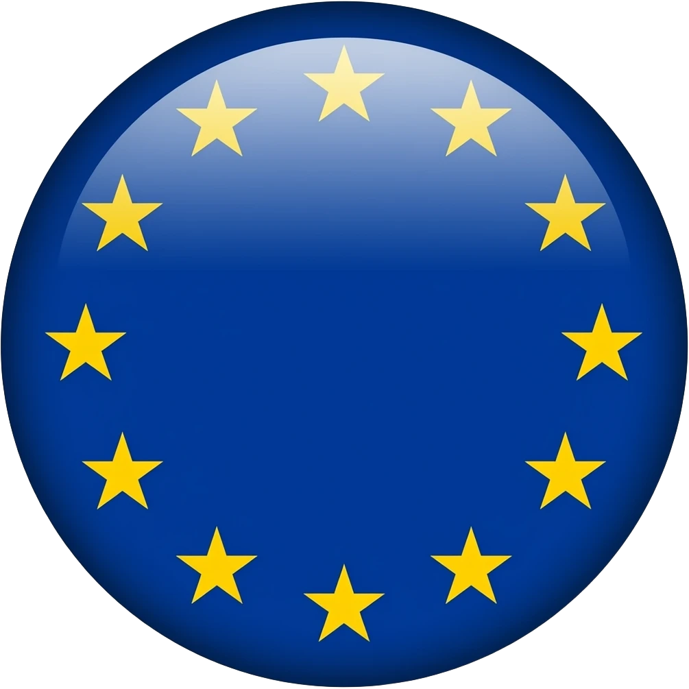 Generate the emoji of the flag of the European Union without the letters on the down side emoji