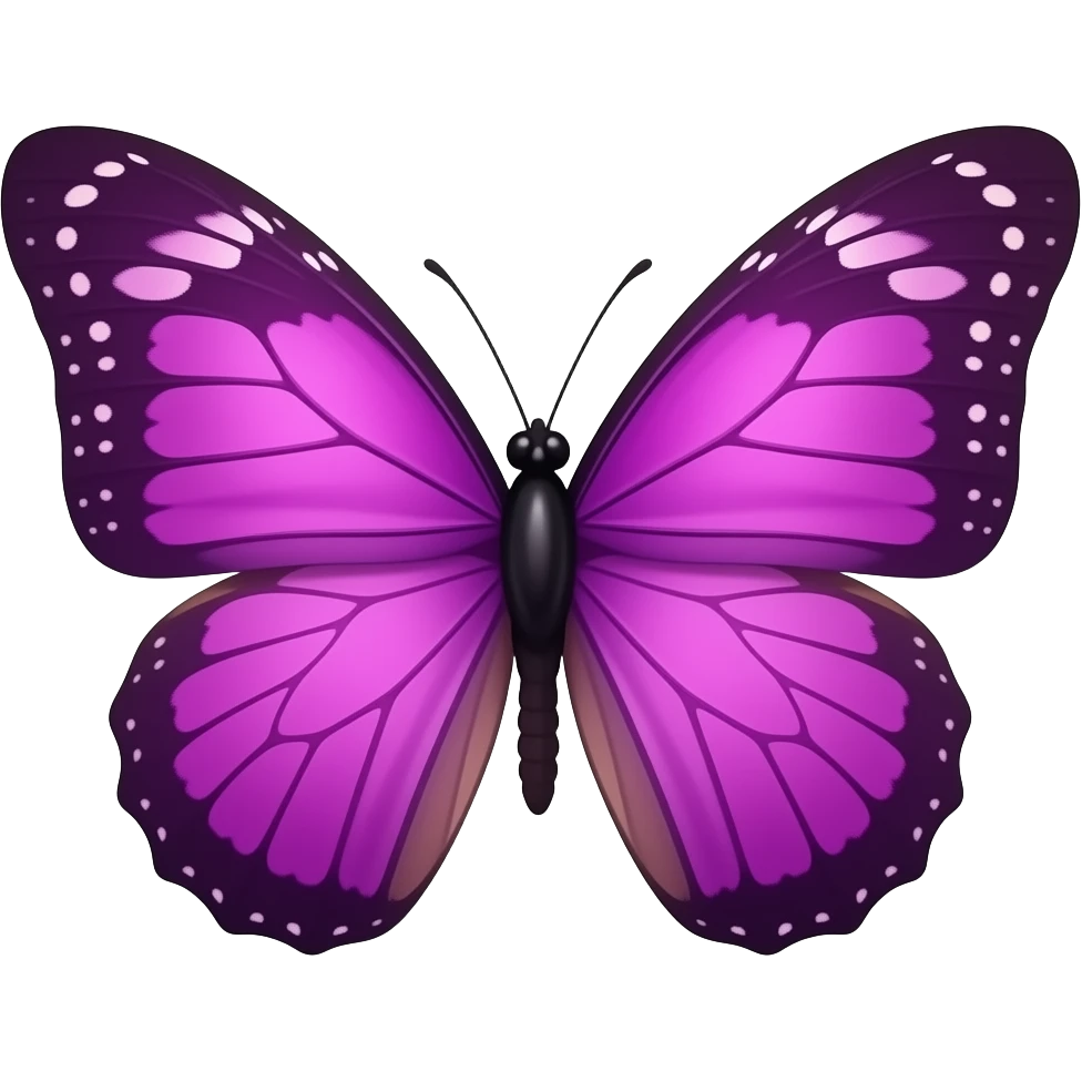 Butter flay pink and purple emoji