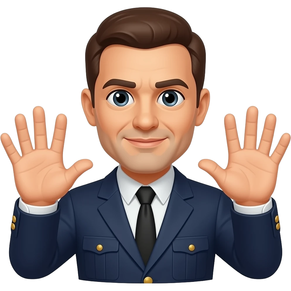 An emoji too represent,  Chief Ten Fingers emoji