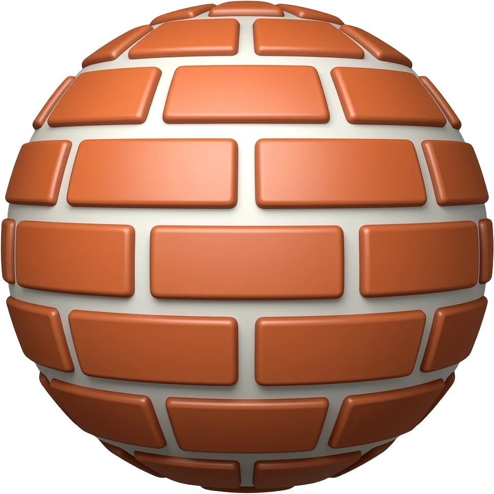 Brick ball emoji
