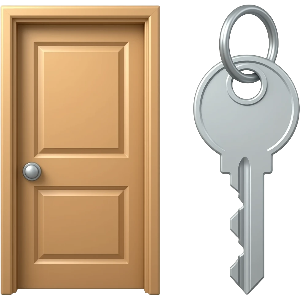 door with key´ emoji