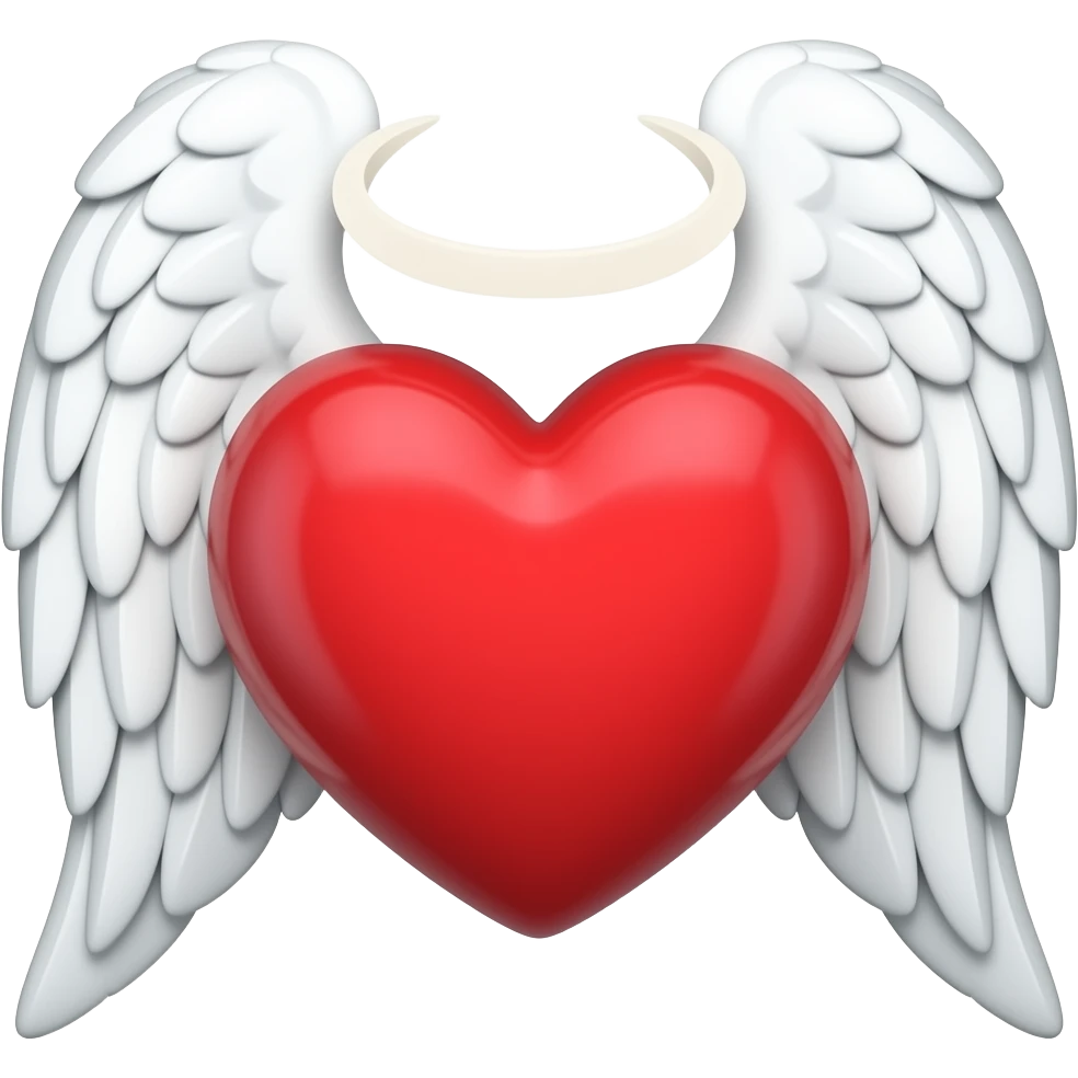 Heart with wings emoji