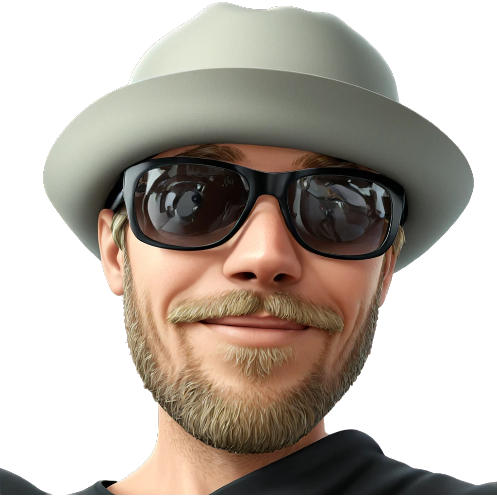 realistic portrait of bearded man emoji