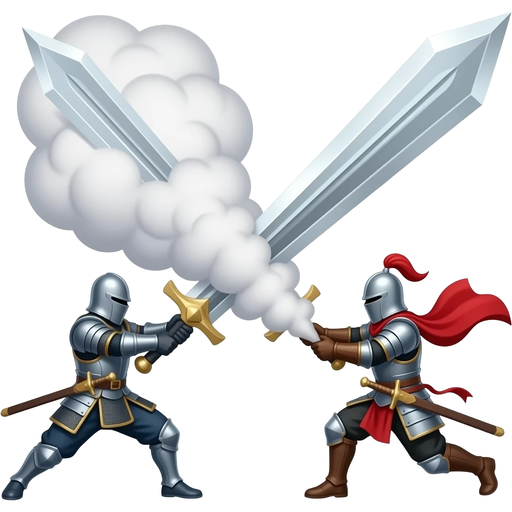 Un humo de pelea🤺 emoji