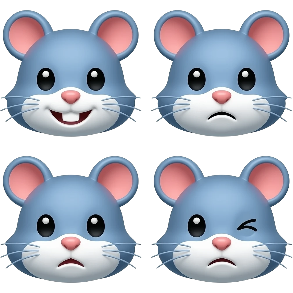 can you create emojis variations of the discord rat emji emoji