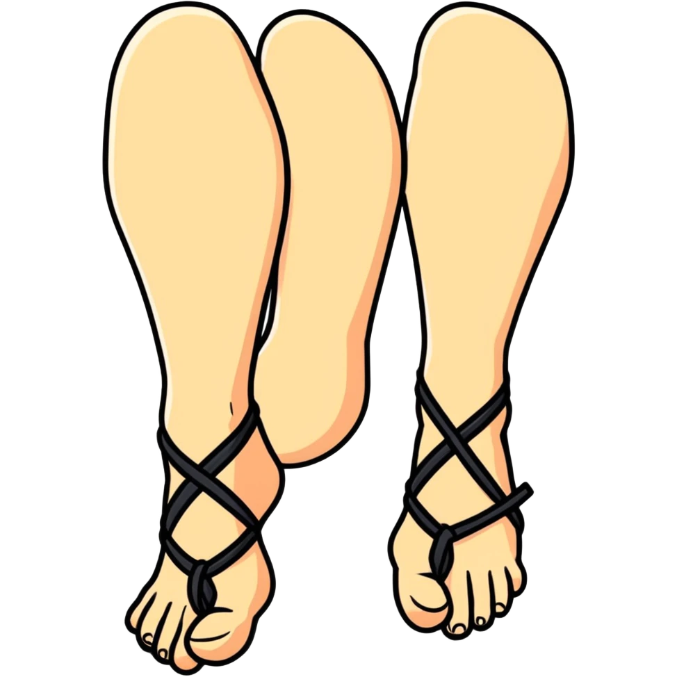 Feet tied up emoji