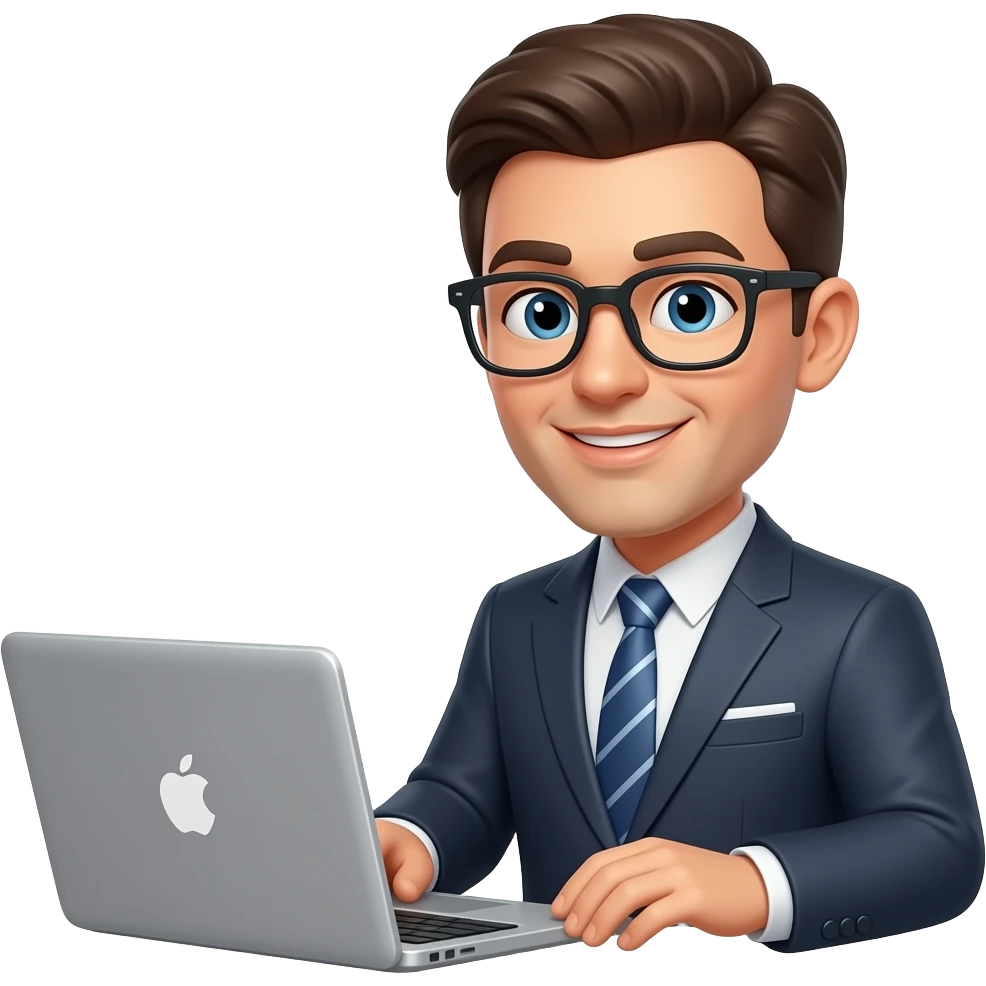 Presenter closing their laptop emoji