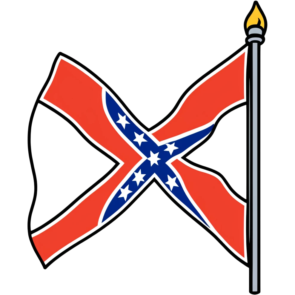 Confederate flag emoji