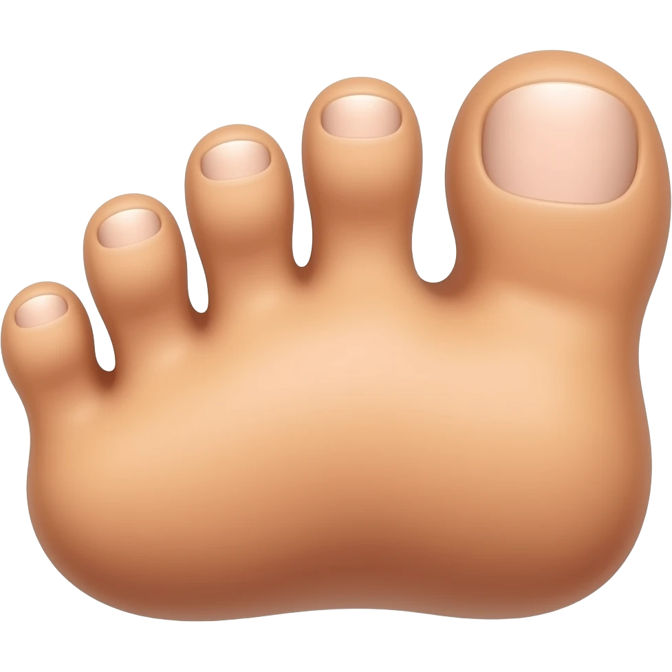 Donald trumps toes nails emoji