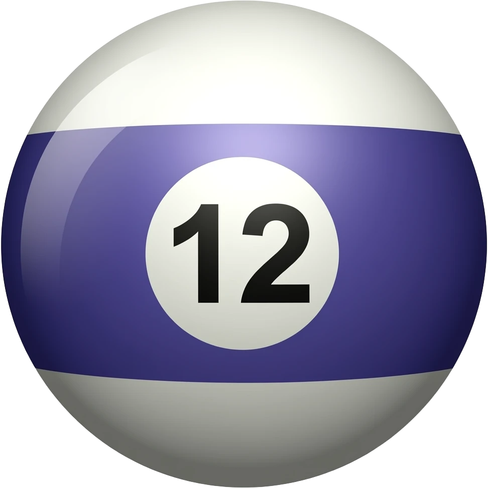 Bille de billard emoji