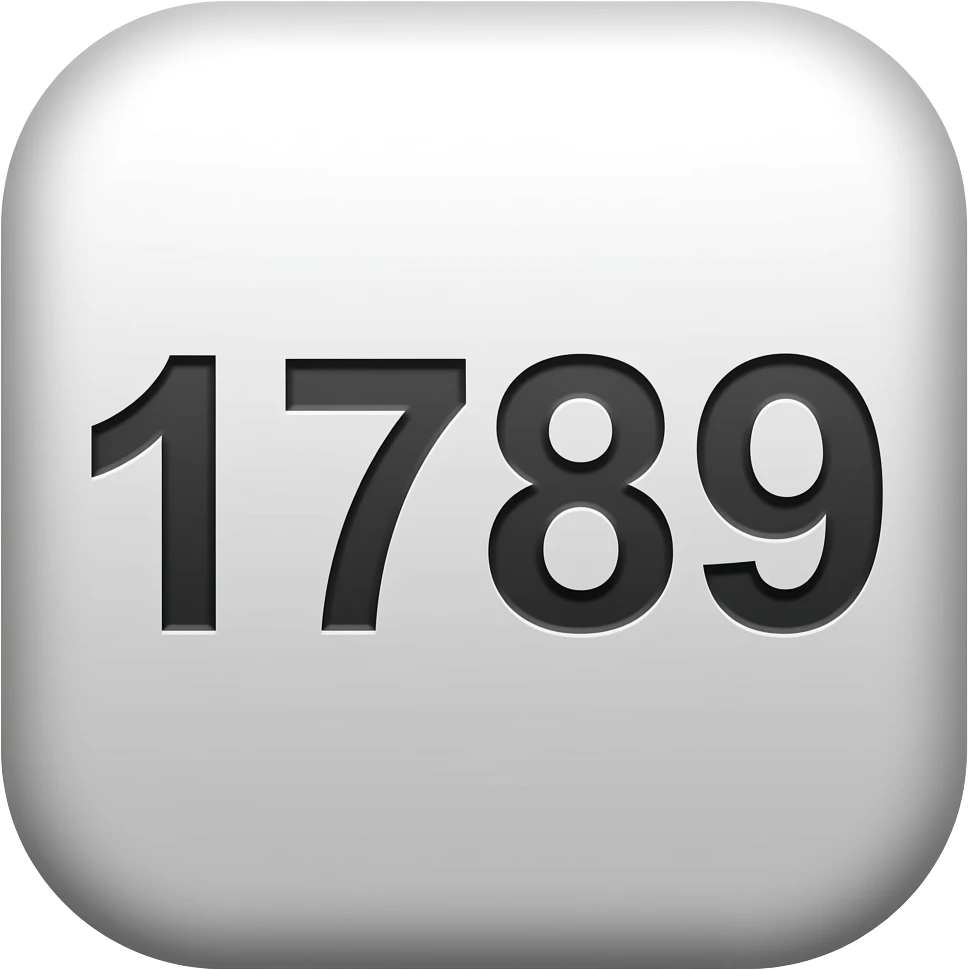 Number block 1789 emoji
