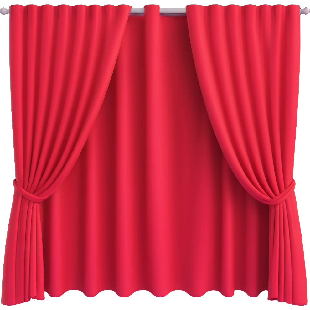 curtain plain emoji