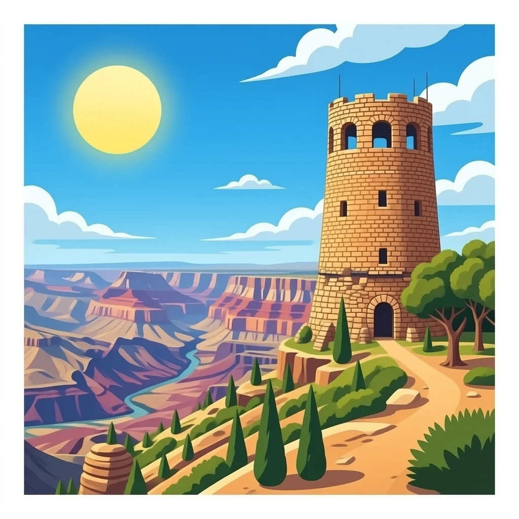 watch tower at grand canyon emoji