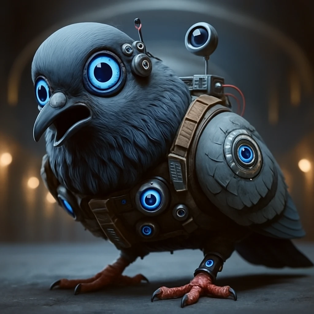 Edit the character in the reference image to have a surprised expression, keeping the original style, outfit, and colors exactly as in the reference image. emoji