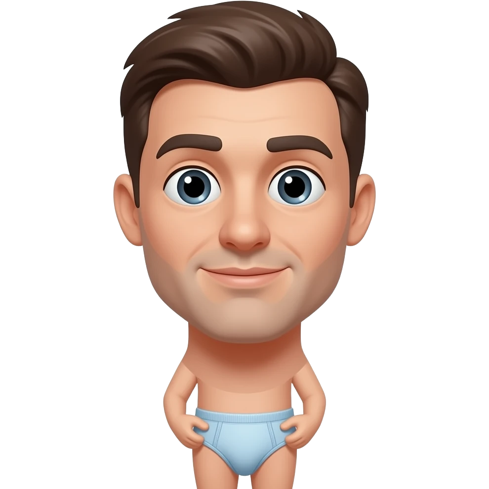 A men sniffing pantie emoji