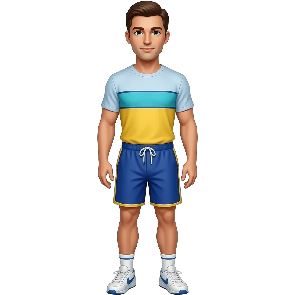 knee lenght shorts 90s style men emoji