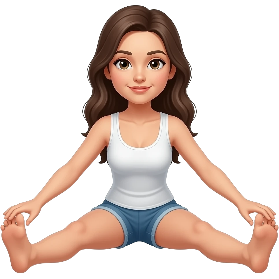 naked legs spread open holding ankles women emoji emoji