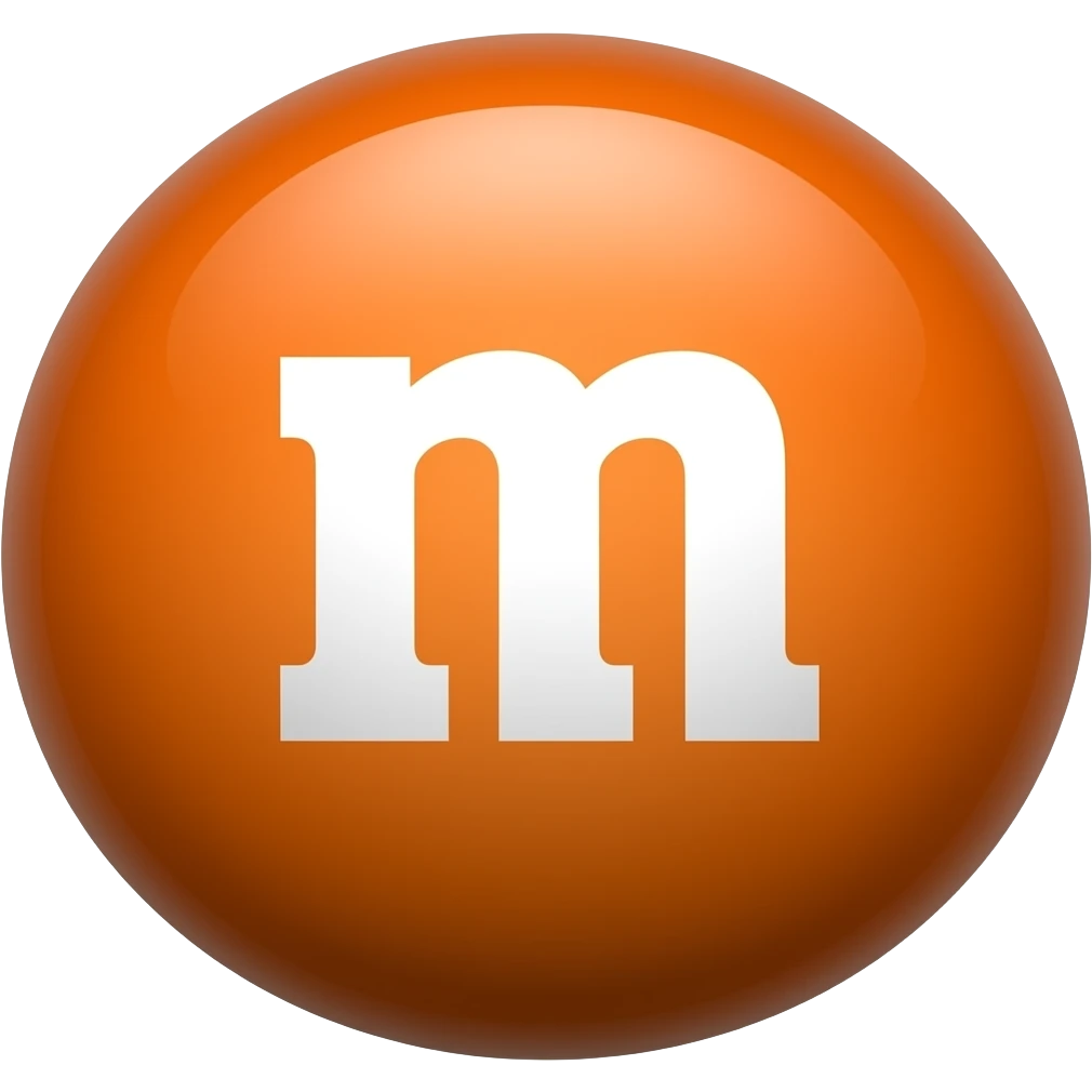 M&M's logo emoji