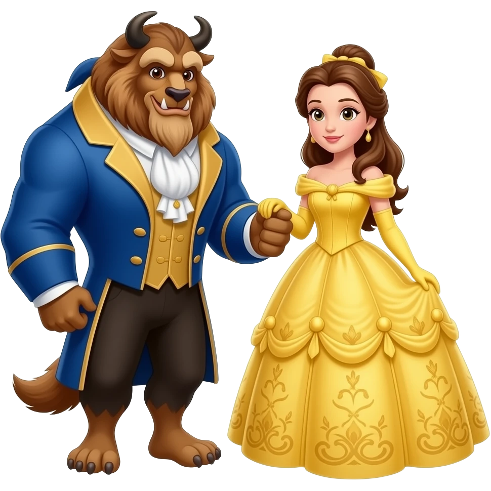 Bella y la bestia emoji