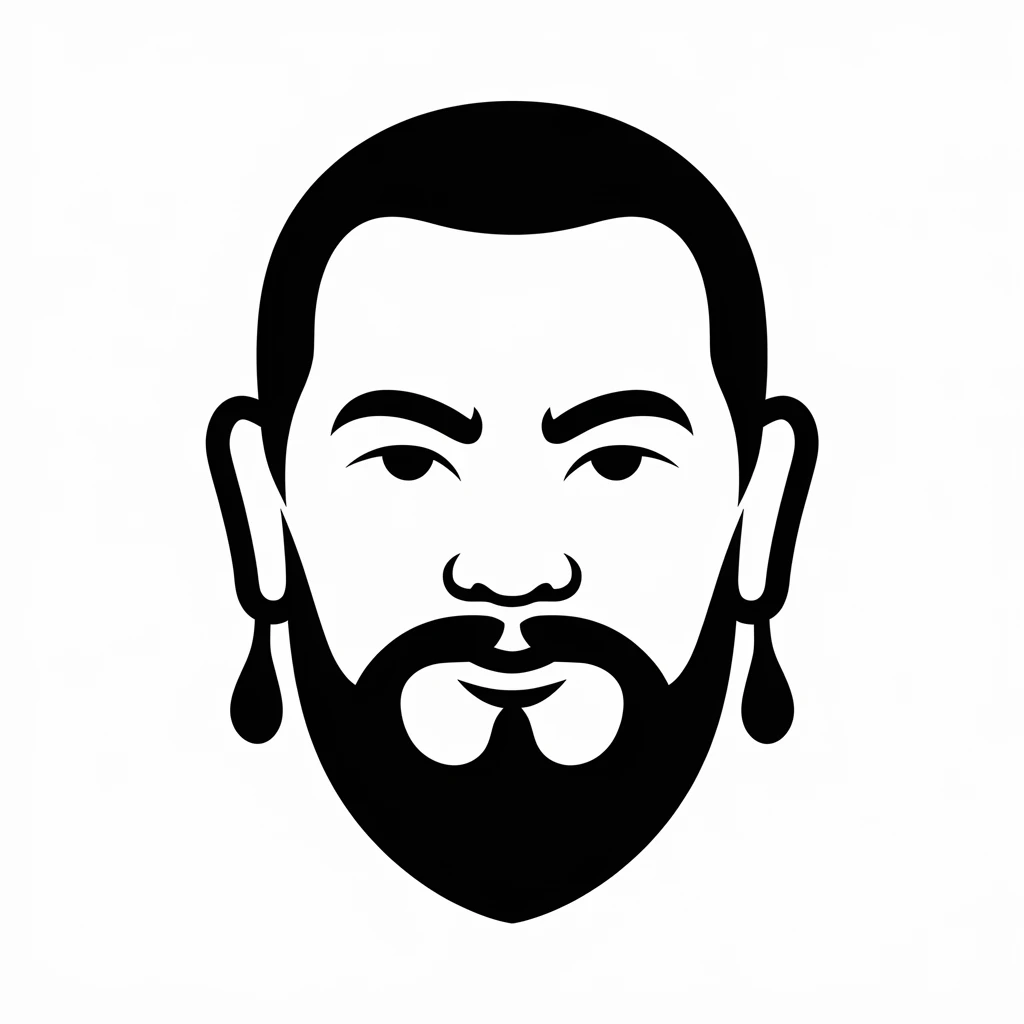 Lama icon black silhouette emoji