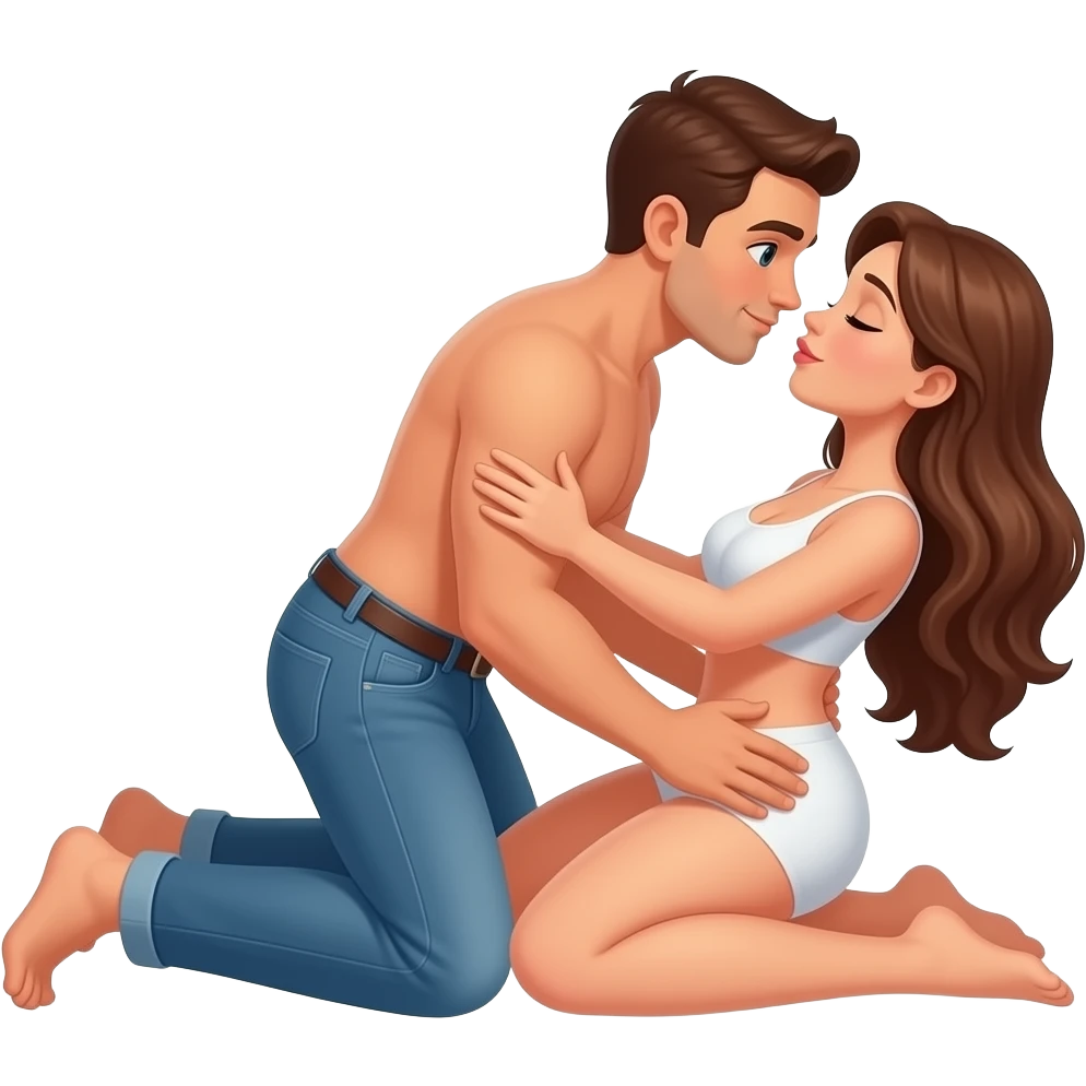 Sex position missionary man and woman emoji