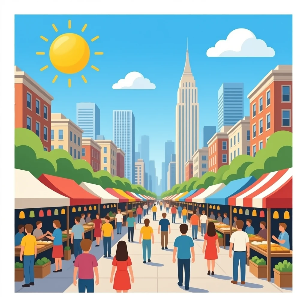Trade in a city emoji