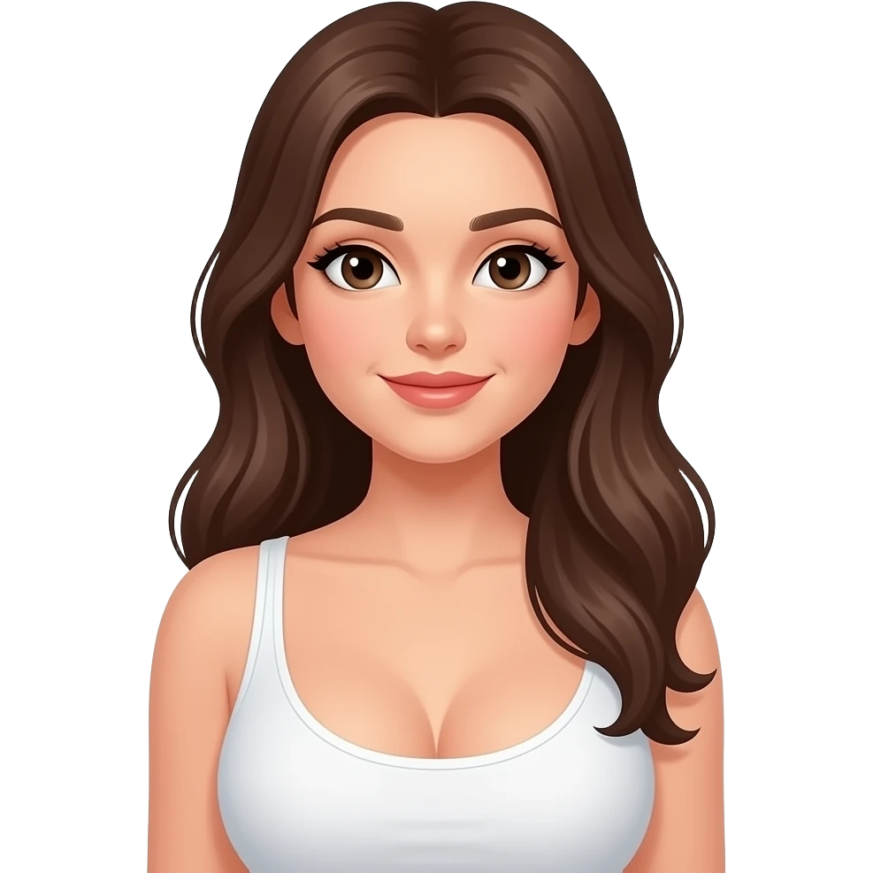 Girl emoji with big tits emoji