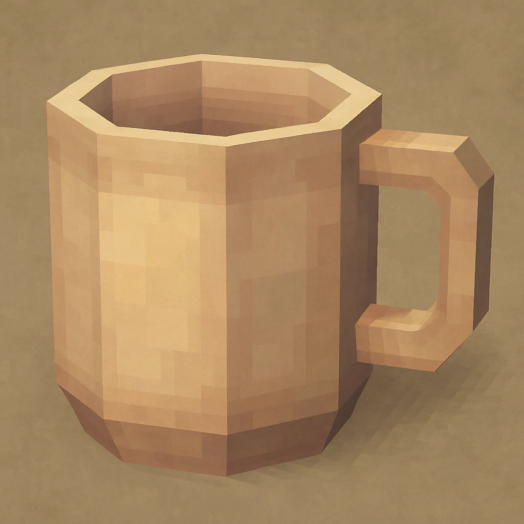 aesthetic mug icon, 3D minimal style, soft beige color palette, elegant, soft lighting emoji