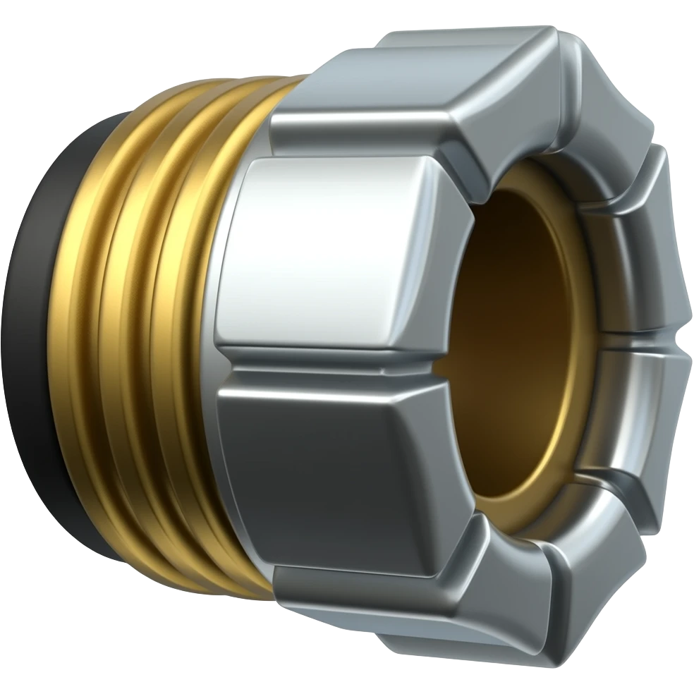 Hose cam and groove end pointing right emoji