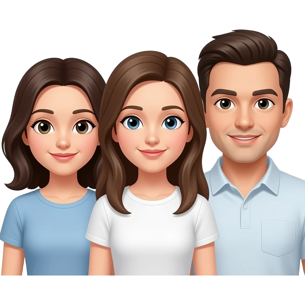 Trio friends emoji
