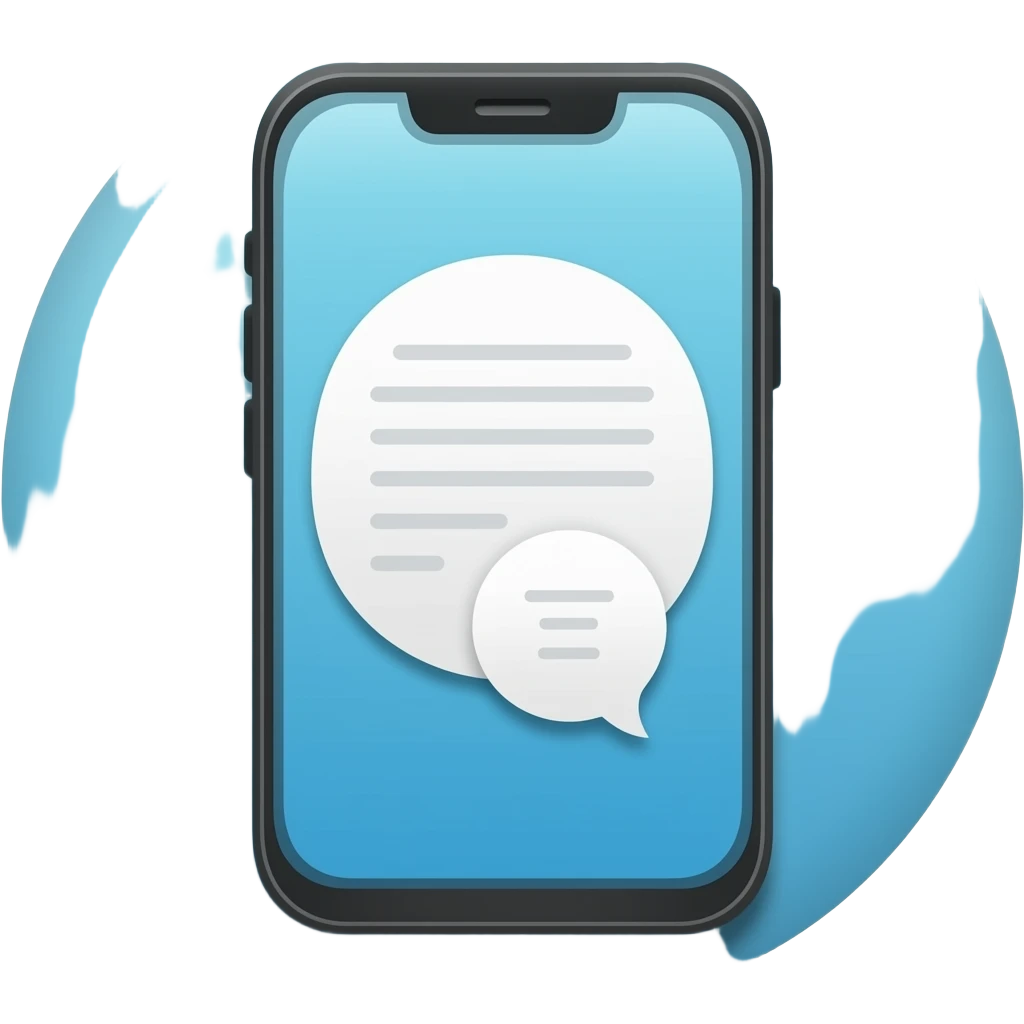 Celular con mensajes emoji