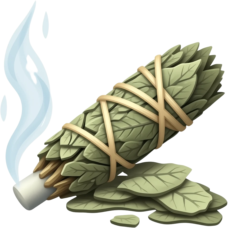 Sage smudge smoke emoji