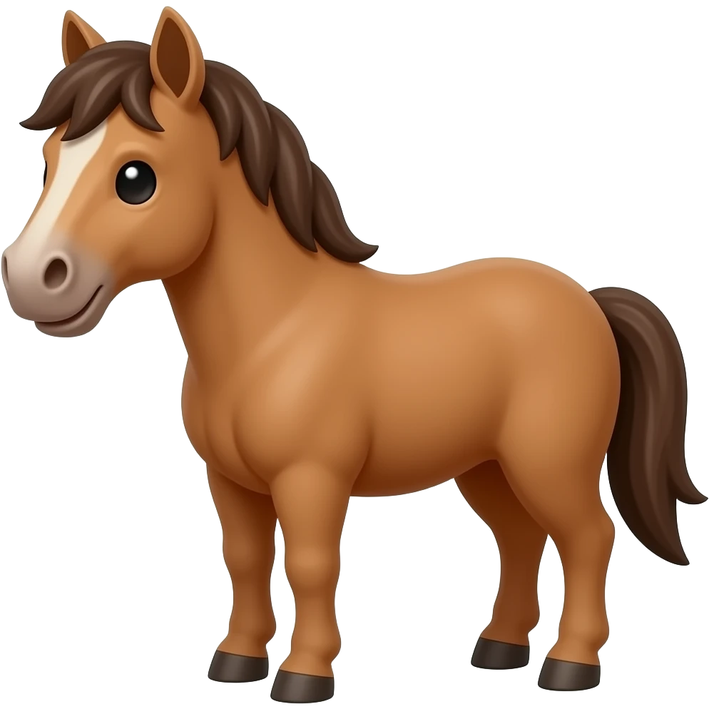 stuffed horse emoji