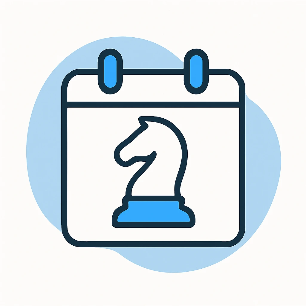 chess calendar emoji